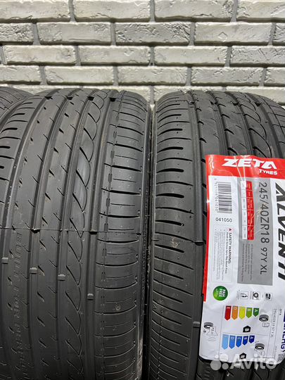 Zeta Alventi 245/40 R18 и 265/35 R18 97Y