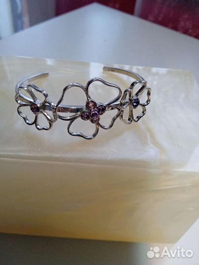 Nina Ricci браслет 925 проба серебро