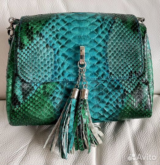 Сумка из кожи питона