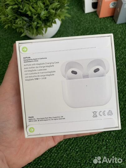 AirPods 3 Premium+Чехол+Гарантия