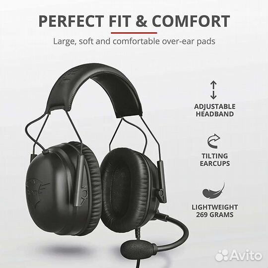 Игровые наушники trust GXT 444 Wayman Pro