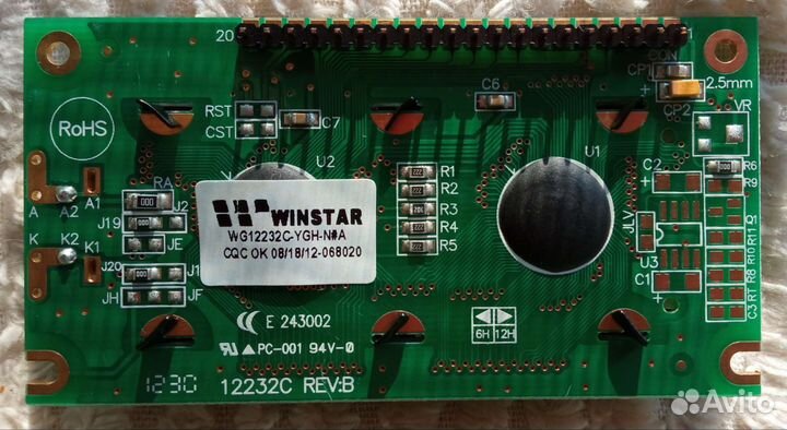 Дисплей LCD WG12232C