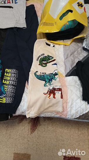 Вещи пакетом на мальчика 122 128
