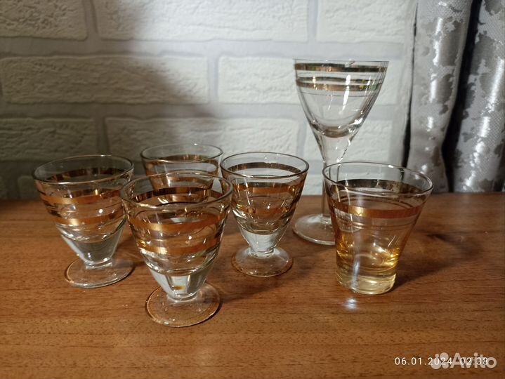 Стопки хрустальные СССР и Франция