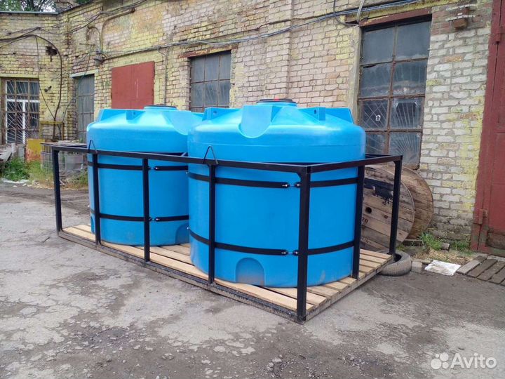 Емкость пластиковая под воду кас жку 2 куба 5 куб