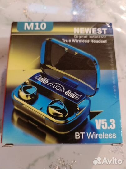 Новые беспроводные наушники м10