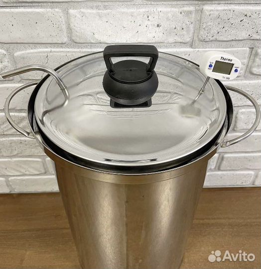 Домашняя коптильня 20 л горячего копчения