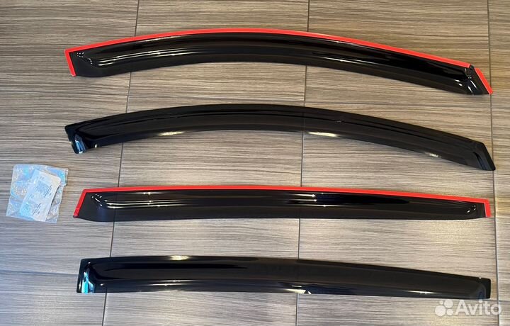 Дефлекторы окон на Renault Megane 2008-2016г Х/б