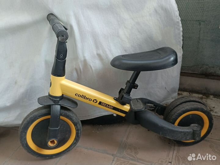 Велосипед + беговел 3 в 1 colibro tremix