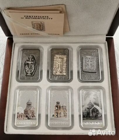 Серебряные монеты Монастыри Соборы Кремль Рублев