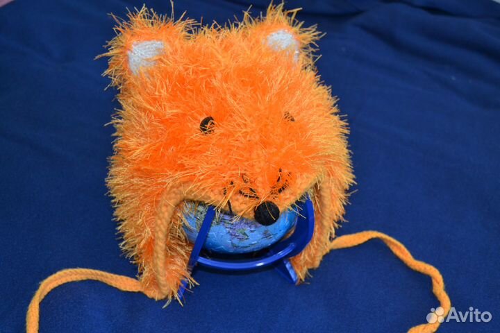 Hand Made Шапка FOX, Варежки, д/ девочки мальчика