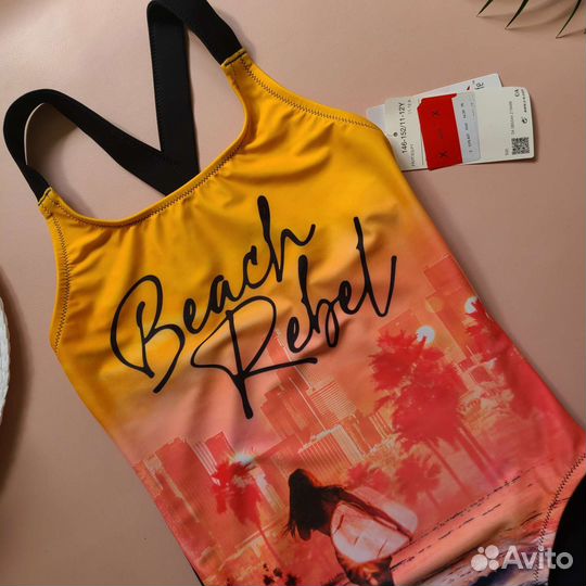 Новый купальник слитный С&А для девочки 152 164