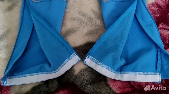 Лыжные разминочные брюки (самосбросы) 140