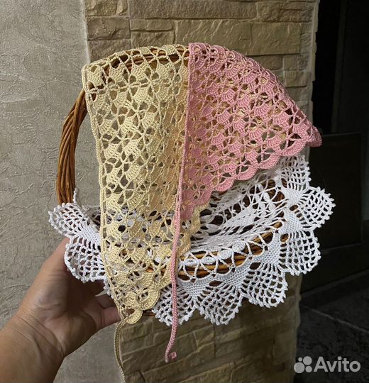 Косынка крючком