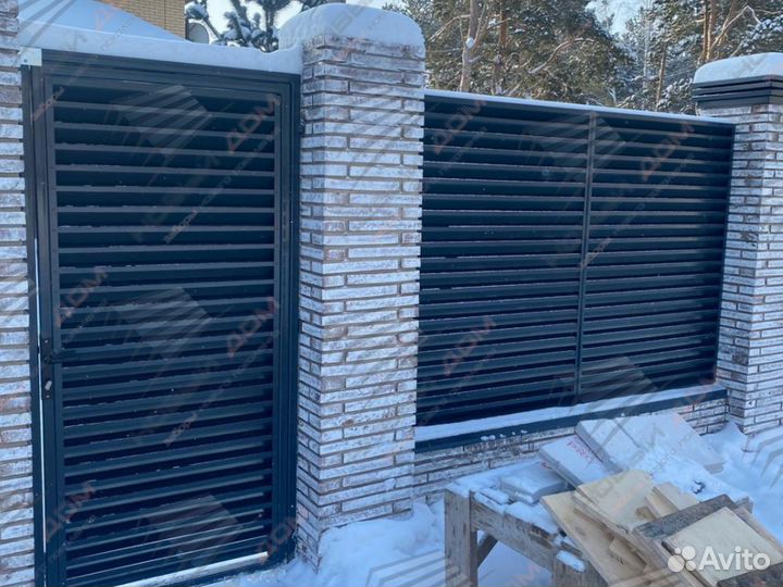 Забор-жалюзи
