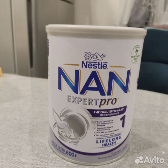 NAN 1.гипоалергенный 800 гр