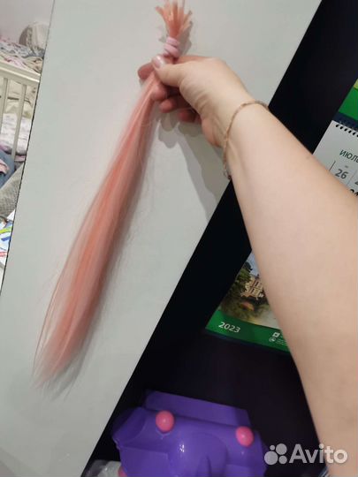 Волосы для наращивания 50см биопротеин