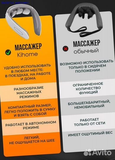 Импульсный Новый Массажер Для Шеи (Арт.88528)