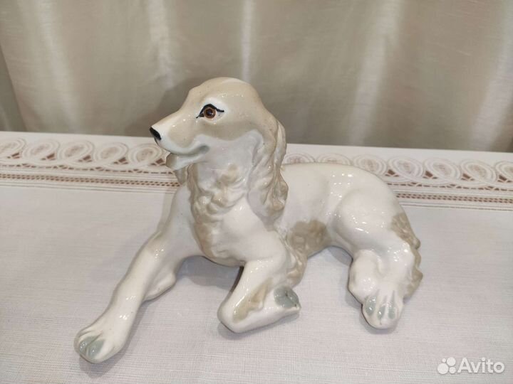 Фарфоровые статуэтки собаки лфз СССР