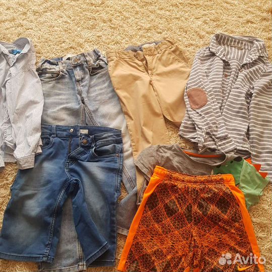 Вещи пакетом на мальчика 128