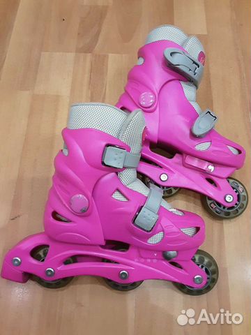 Роликовые коньки детские раздвижные