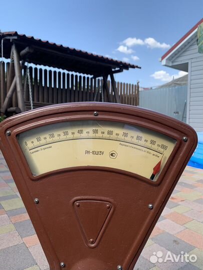 Весы торговые циферблатные с гирями СССР(1974)