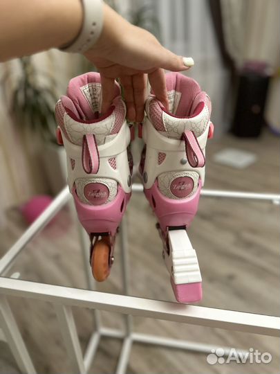 Роликовые коньки детские раздвижные р.30-33