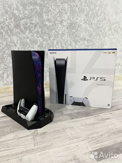 PlayStation 5 с дисководом + док-станция + Deluxe