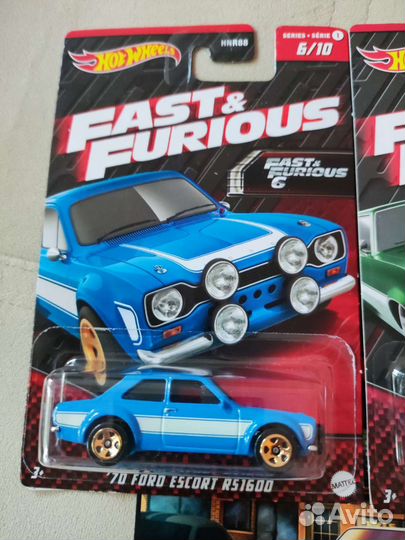 Hot wheels Ford Escort & Gran Torino Sport