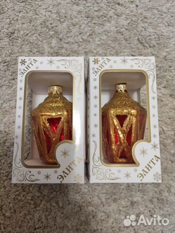 Елочные игрушки элита
