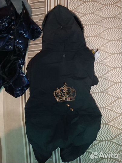 Зимний комбинезон для средней собаки