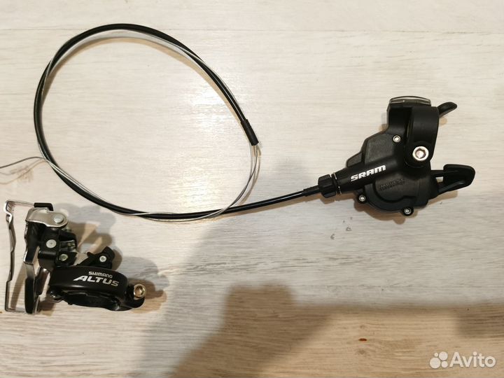Монетка sram и передний переклюк shimano altus