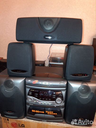 Музыкальный центр домашний кинотеатр philips