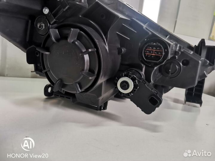 Хендай солярис Hyundai solaris фара линза дхо LED