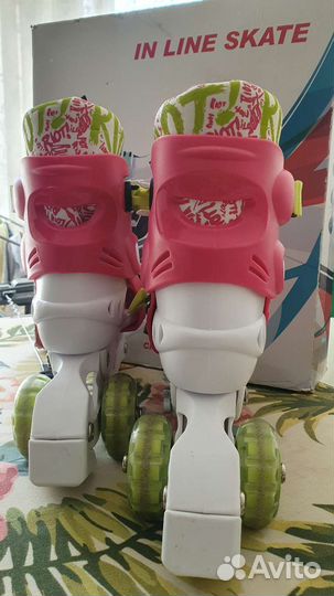 Роликовые коньки детские раздвижные