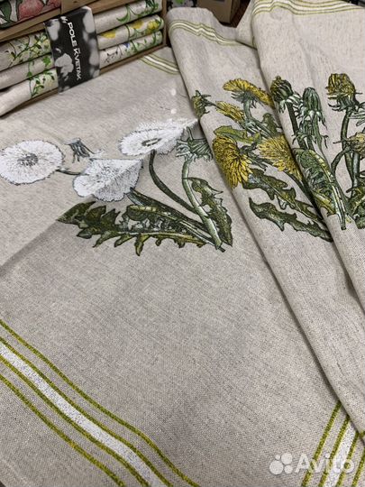 Полотенце кухонное лен набор и поштучно