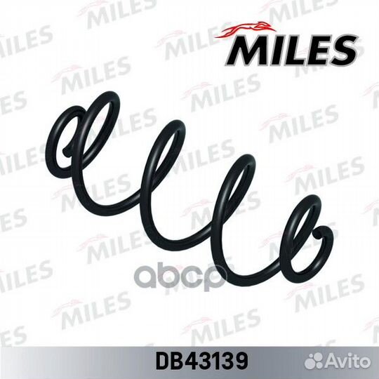 Пружина подвески opel astra G 98-04 задняя DB43