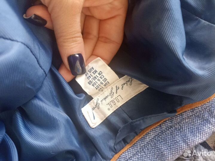 Пиджак на мальчика 140