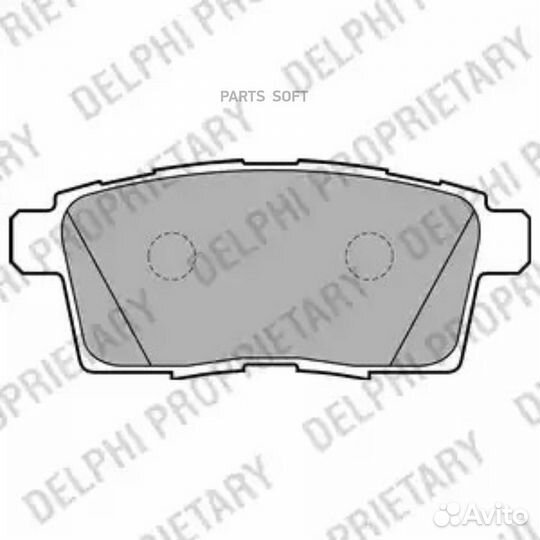 Delphi LP2052 Колодки торм.зад