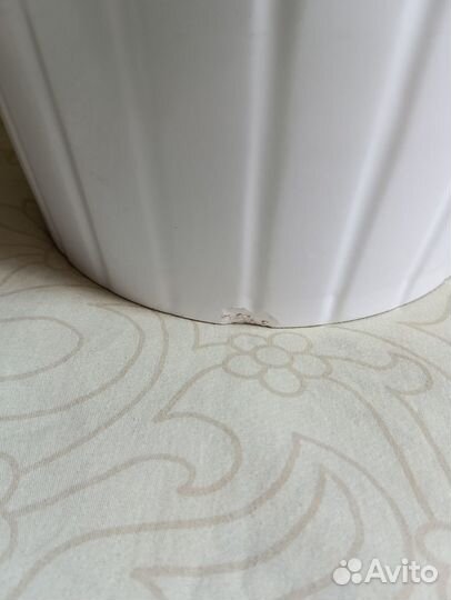 Горшок белый для цветов Kardemumma IKEA