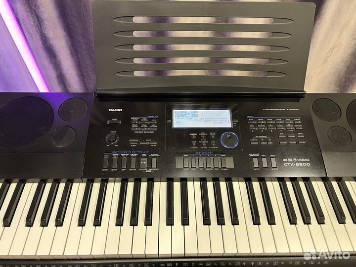 Синтезатор casio ctk 6200