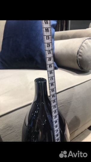 Ваза новая напольная синяя италия