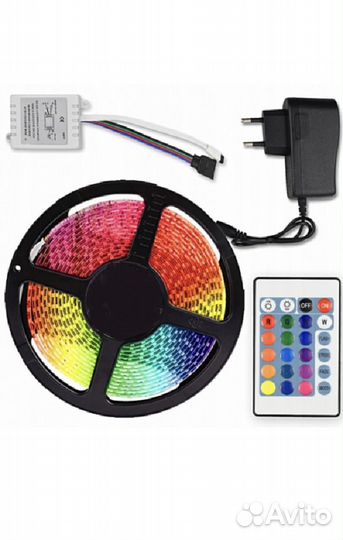 Лента светодиодная RGB 5м