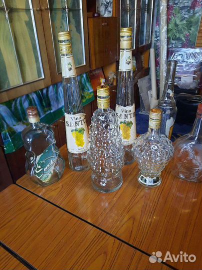 Бутылка фигурная гроздь скрипка высокая