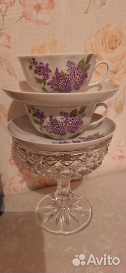 Чайная пара фарфор