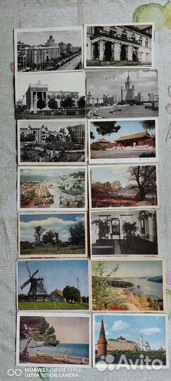 Открытки СССР, Города 40-50-60е года