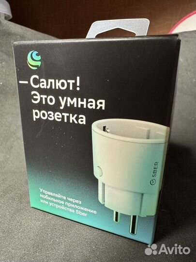 Умная розетка Сбер новая