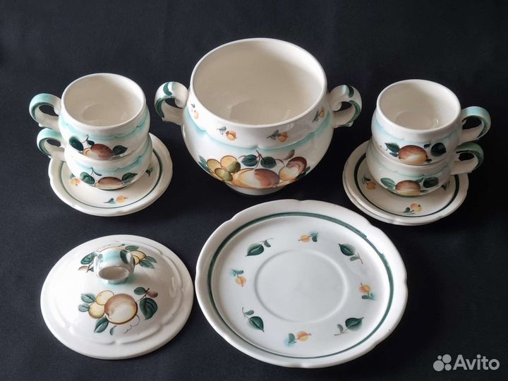 Компотница набор зик Конаково СССР