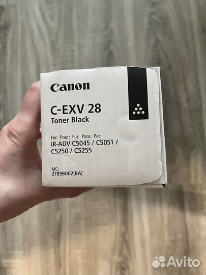 Тонер-картридж Canon C-EXV 28 (2789B002) черный