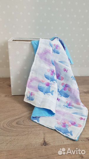 Муслиновое детское полотенце
